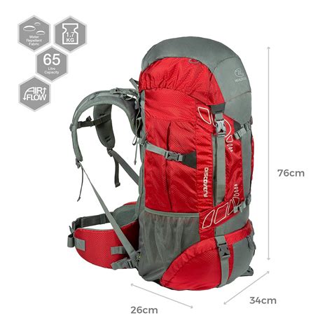 best lightweight 65l rucksack.